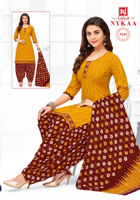 Siddharth Nykaa Vol-7 Cotton Designer Readymade With Inner Suit